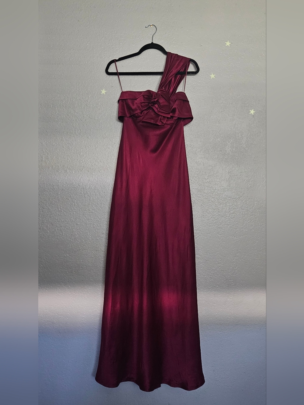 Vintage 90s/Y2K Moschino Formal Dress in Magenta Red